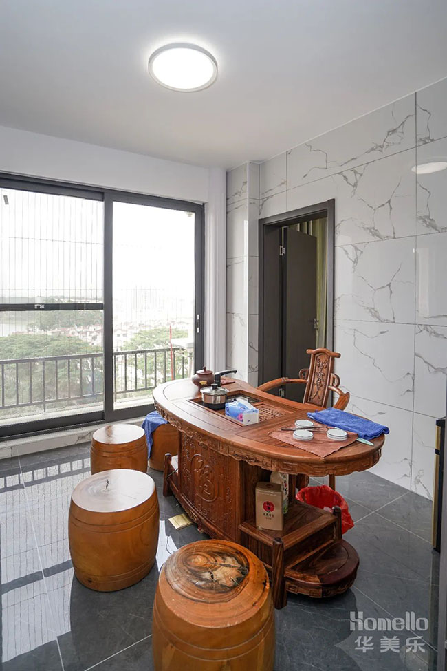 126㎡三居，兩廳變三廳+雙風格融合，戶型還能這樣設計